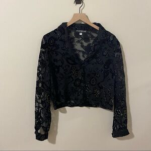 FORWEAR New York Button Front Vintage Blouse Size 10